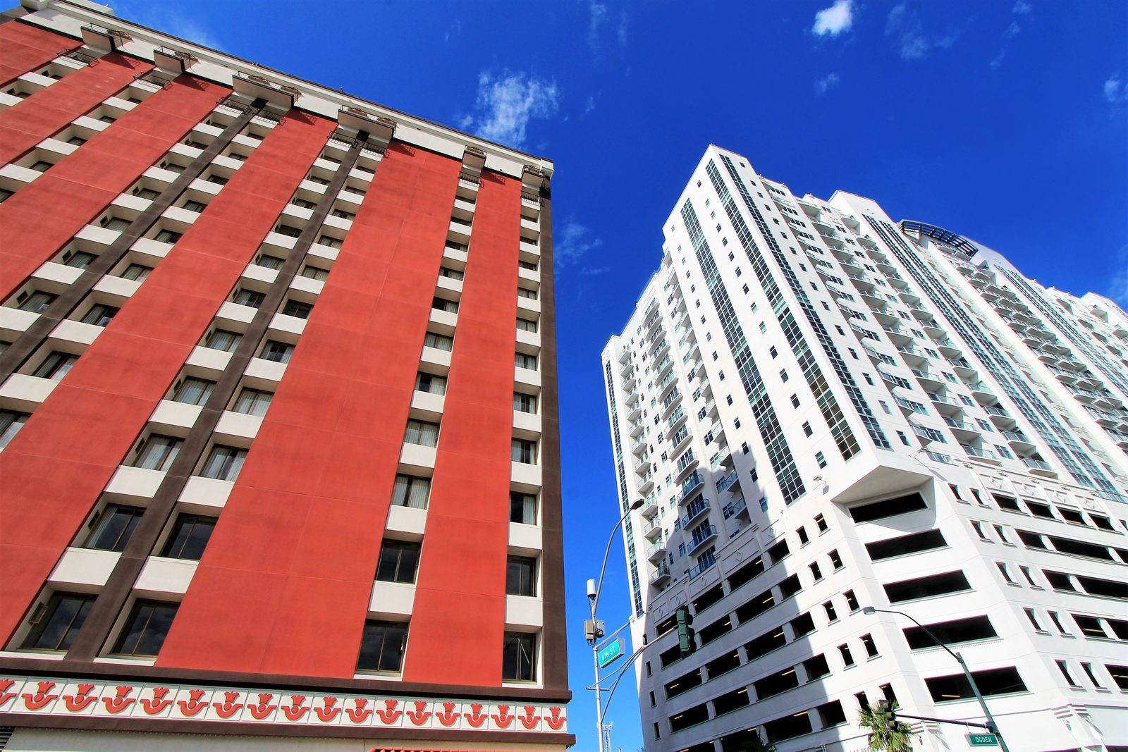 Downtown Las Vegas office towers at 6th and Ogden